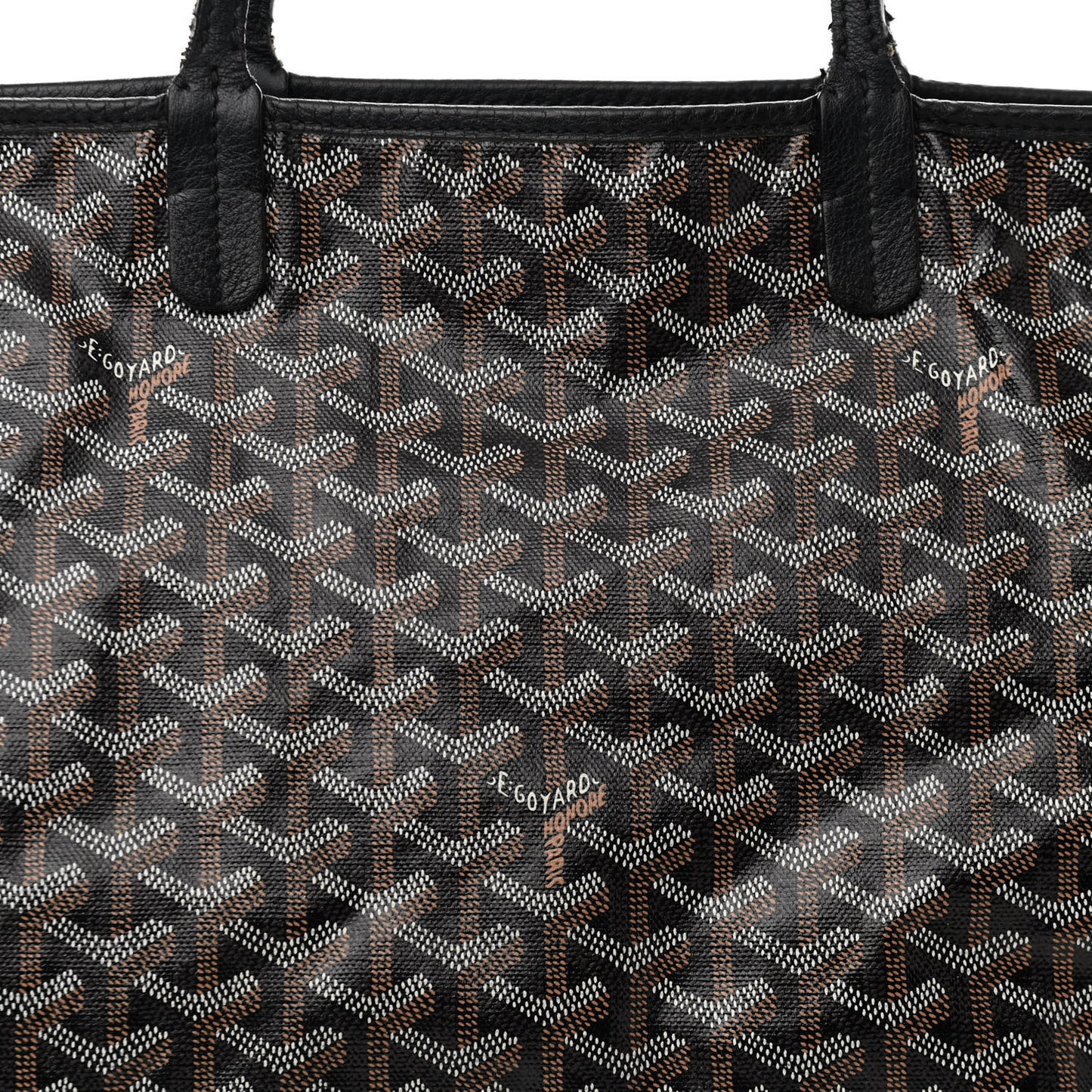 Goyardine Sac Hardy Pet Carrier PM Black