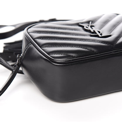 Saint Laurent Calfskin Matelasse Monogram Lou Belt Bag Black 8 of 10