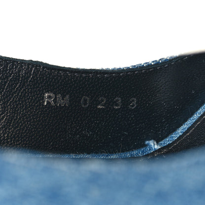 Givenchy Denim Voyou Sandals 38.5 Medium Blue 6 of 9