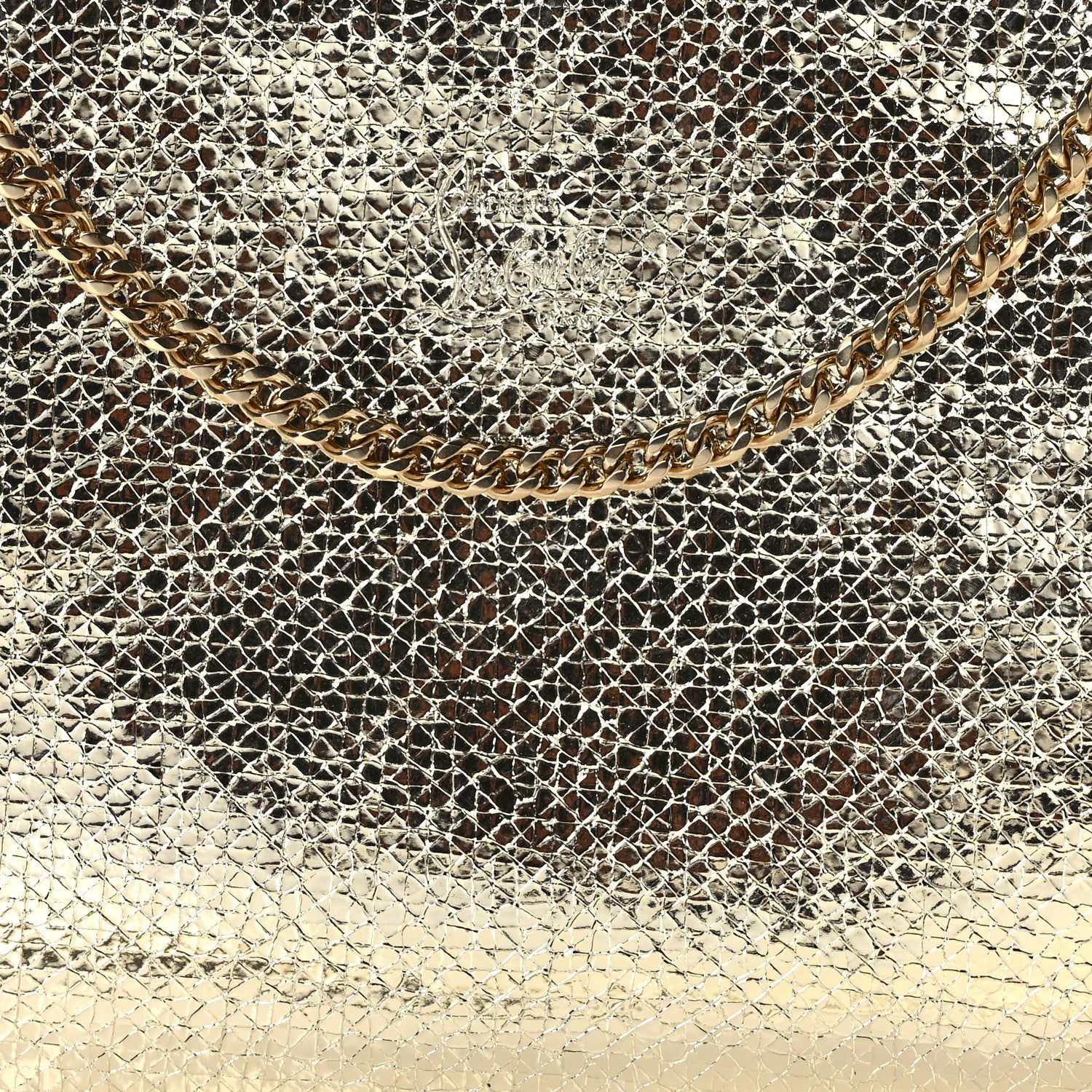 Christian Louboutin Specchio Star Loubila Chain Clutch Platine 7 of 10