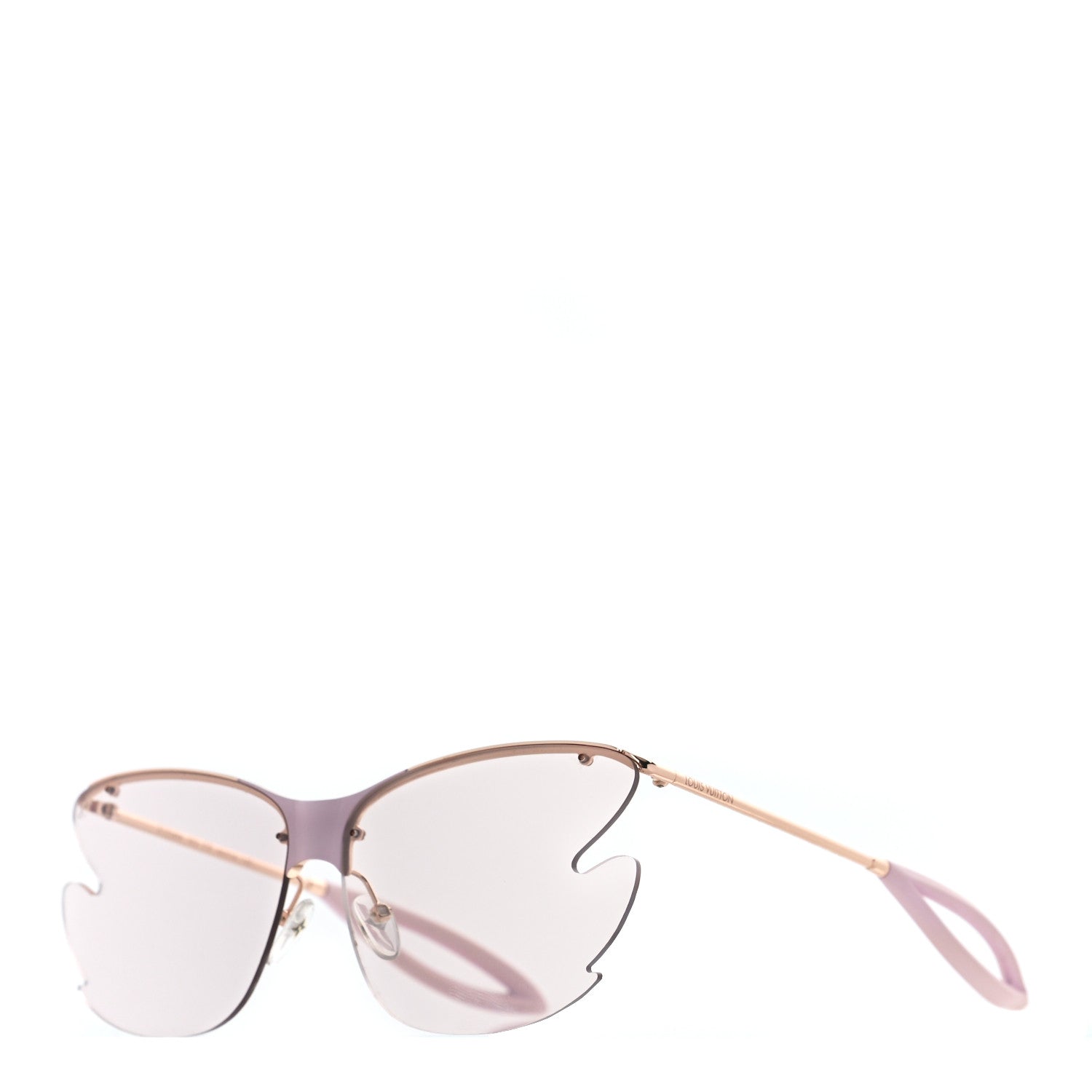 Louis Vuitton Bohemian Vuittony Square Sunglasses Z1234W Pink 1 of 7