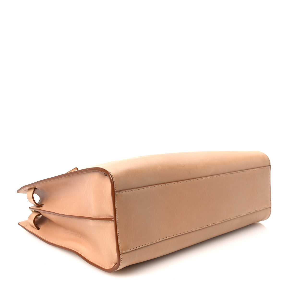 Saint Laurent Smooth Calfskin Small Supple Sac De Jour Tan 4 of 11