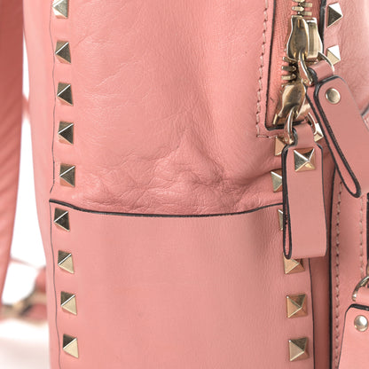 Valentino Garavani Vitello Medium Rockstud Backpack Peau D'Abricot 14 of 15