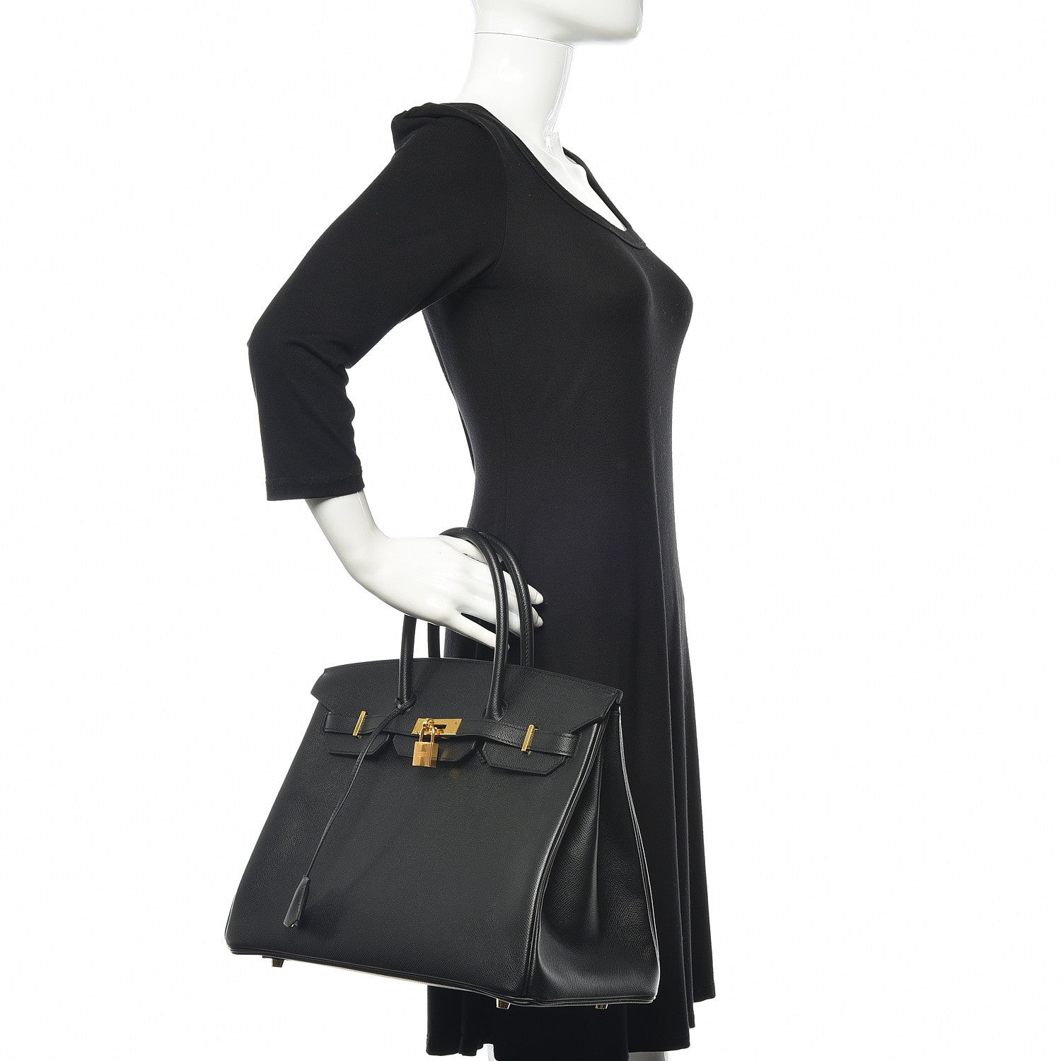 Hermes Epsom Birkin 35 Black 2 of 38