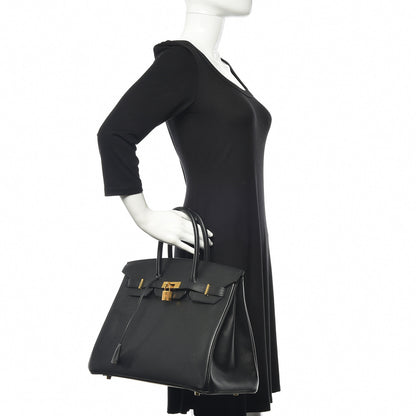 Hermes Epsom Birkin 35 Black 2 of 38