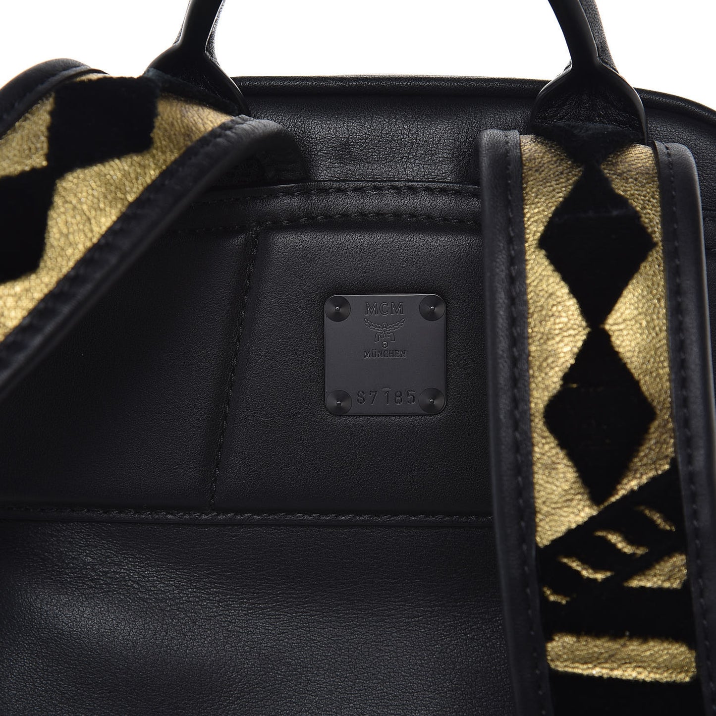 Tapisserie Goatskin Small Duke Backpack Gold