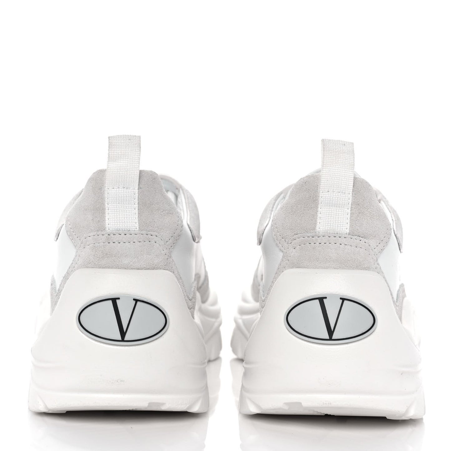 Calfskin Suede Mens Gumboy Sneakers 40.5 White