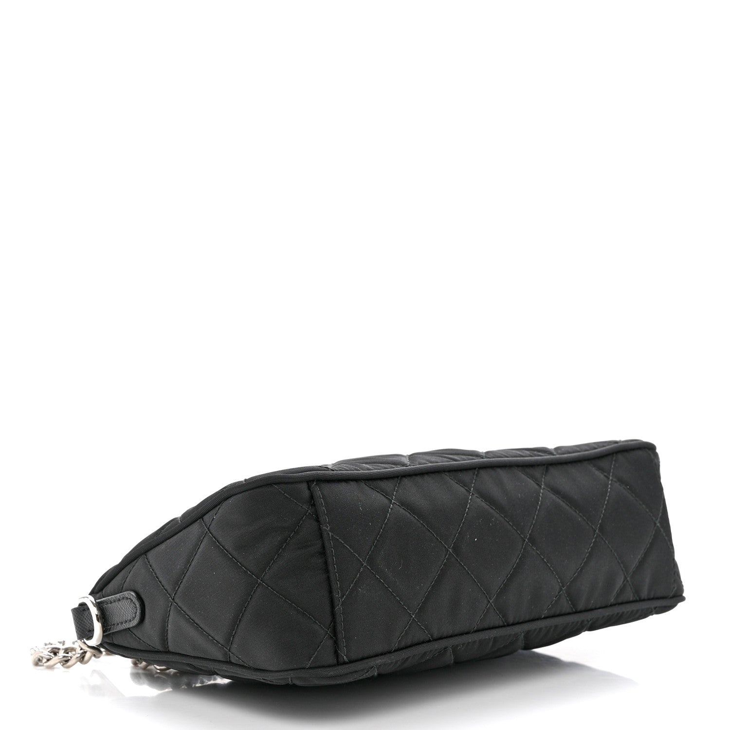 Prada Nylon Tessuto Impuntu Quilted Crossbody Bag Black 4 of 10