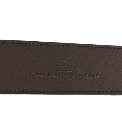 Gucci GG Supreme Monogram Stripe Double G 40mm Belt 85 34 Multicolor 4 of 6
