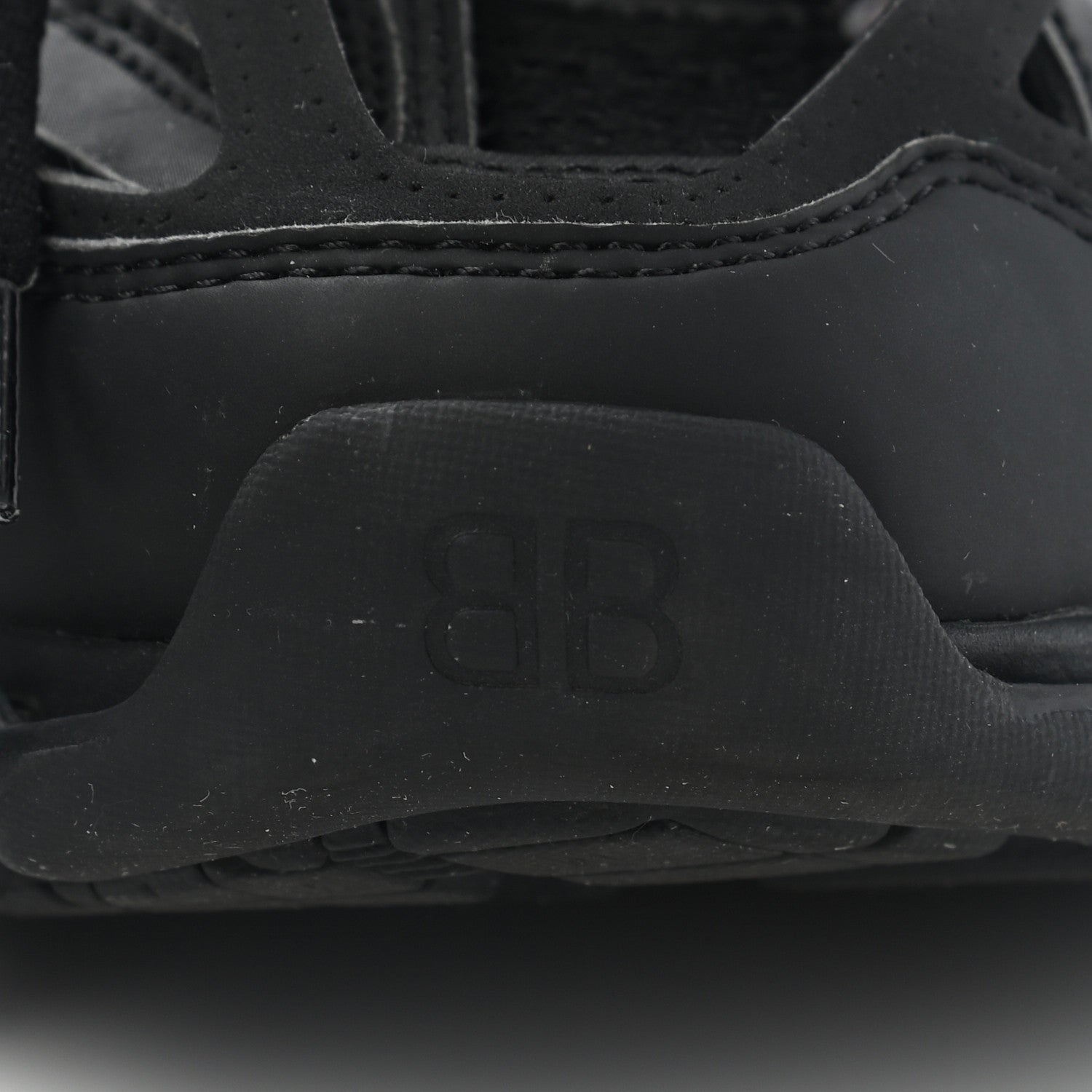 Balenciaga Mesh Nylon Womens Track Hike Sneakers 36 Black 10 of 14