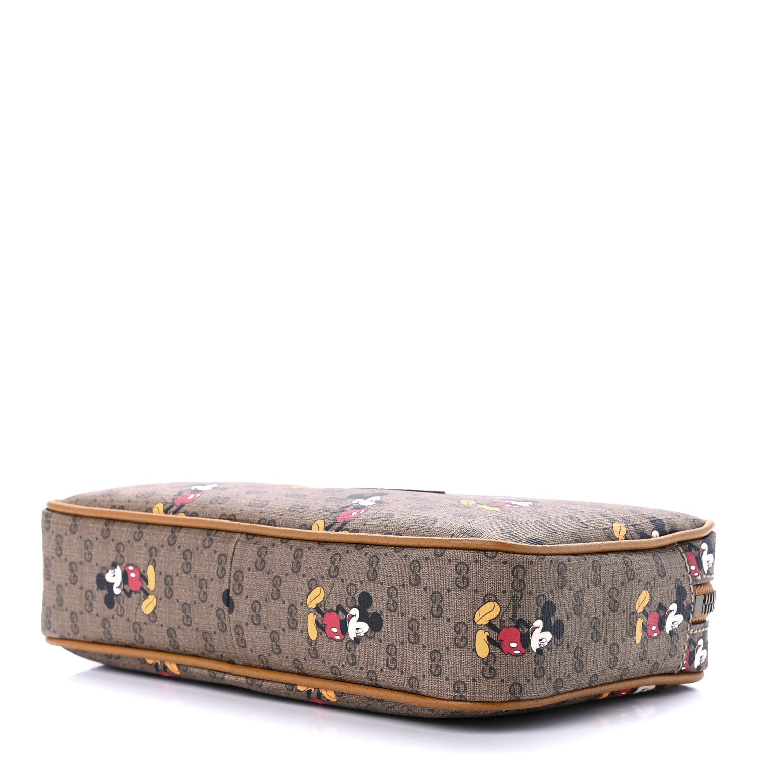 Gucci X DISNEY Mini Vintage GG Supreme Monogram Mickey Mouse Small Belt Bag 85 34 Beige Vintage Sun Oil 11 of 13