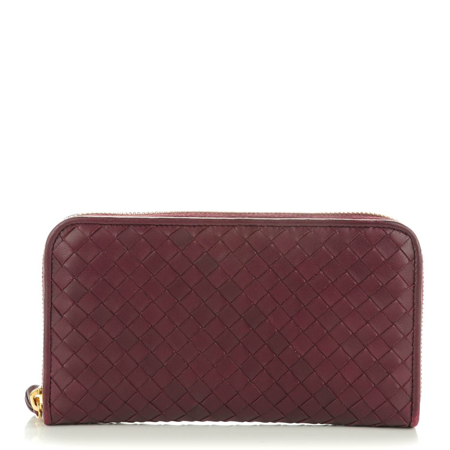 Bottega Veneta Nappa Intrecciato Zip Around Wallet Opera 1 of 17