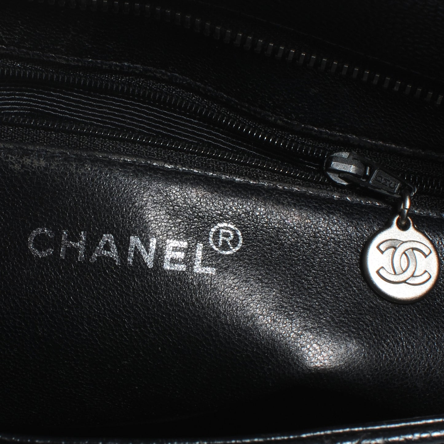 Caviar Medallion Tote Black