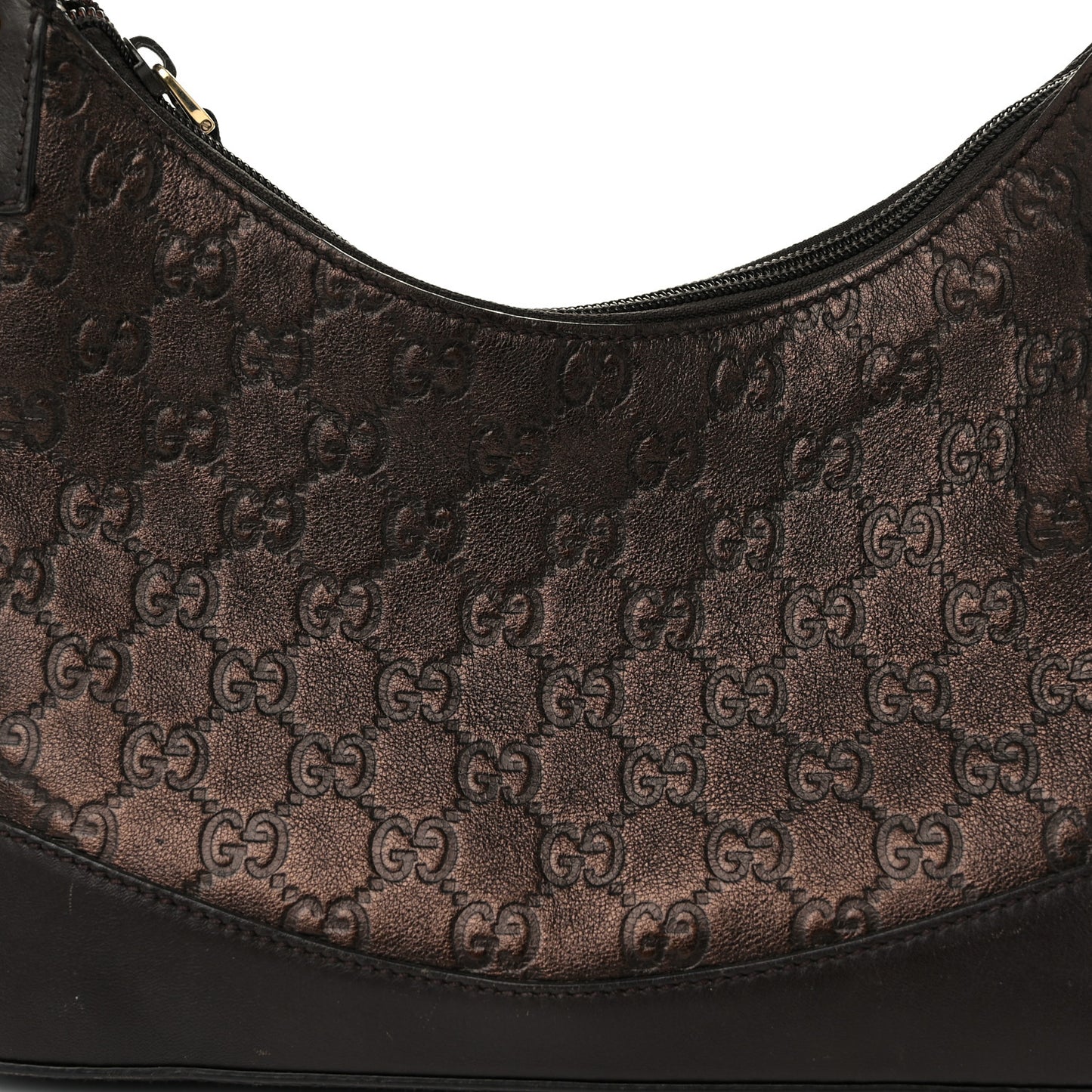Guccissima Small Hobo Bronze