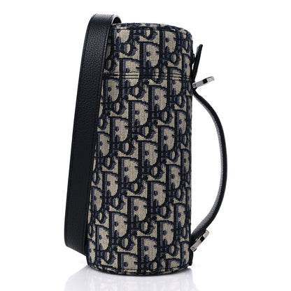 Christian Dior Oblique Vertical Roller Messenger Bag Blue 3 of 10