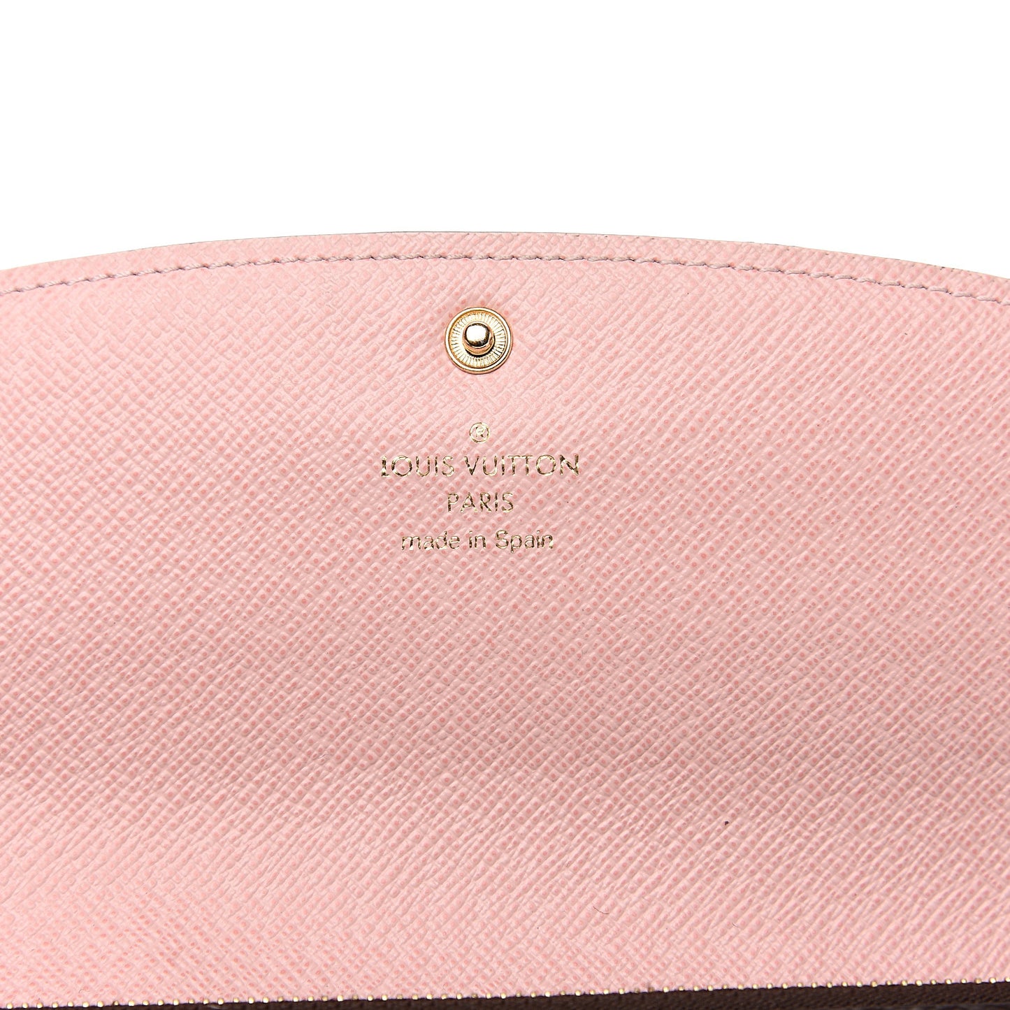 Monogram Emilie Wallet Rose Ballerine