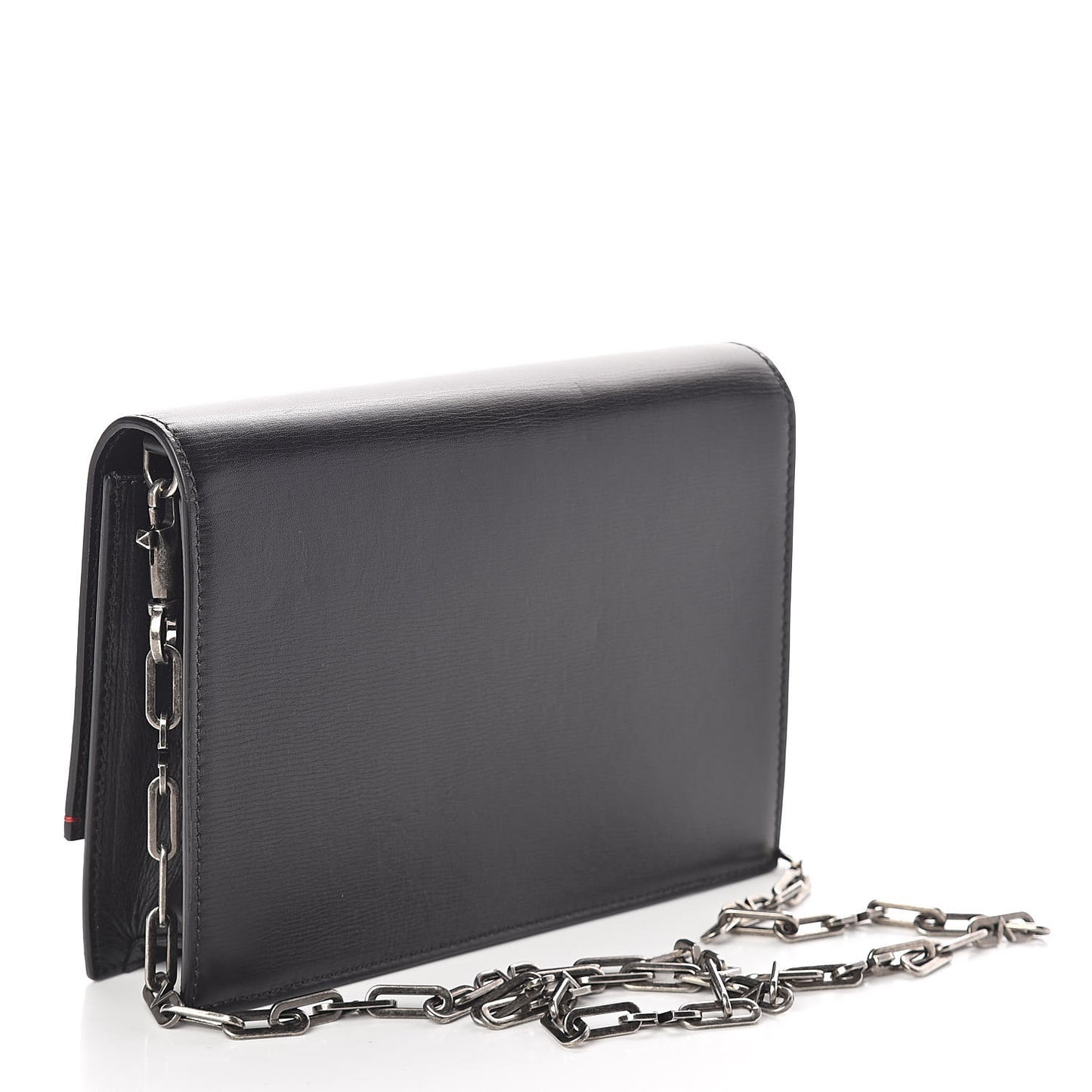 Calfskin VCase Shoulder Bag Black