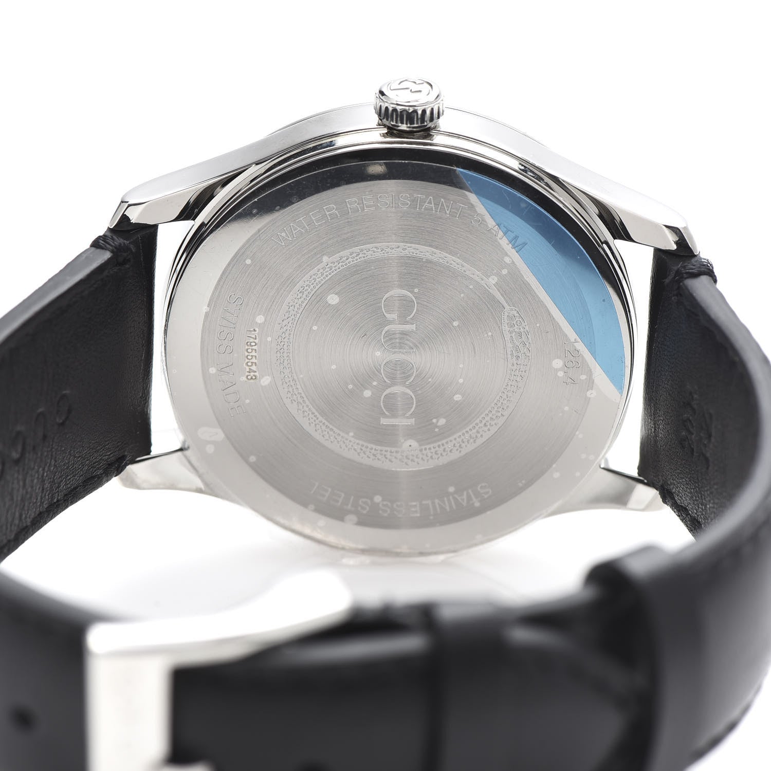 Gucci Stainless Steel Calfskin 38mm G-Timeless Snake Quartz Watch 5 of 8