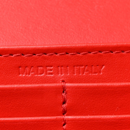 Christian Louboutin Calfskin Spikes Loubinthesky Paloma Clutch Red 7 of 12