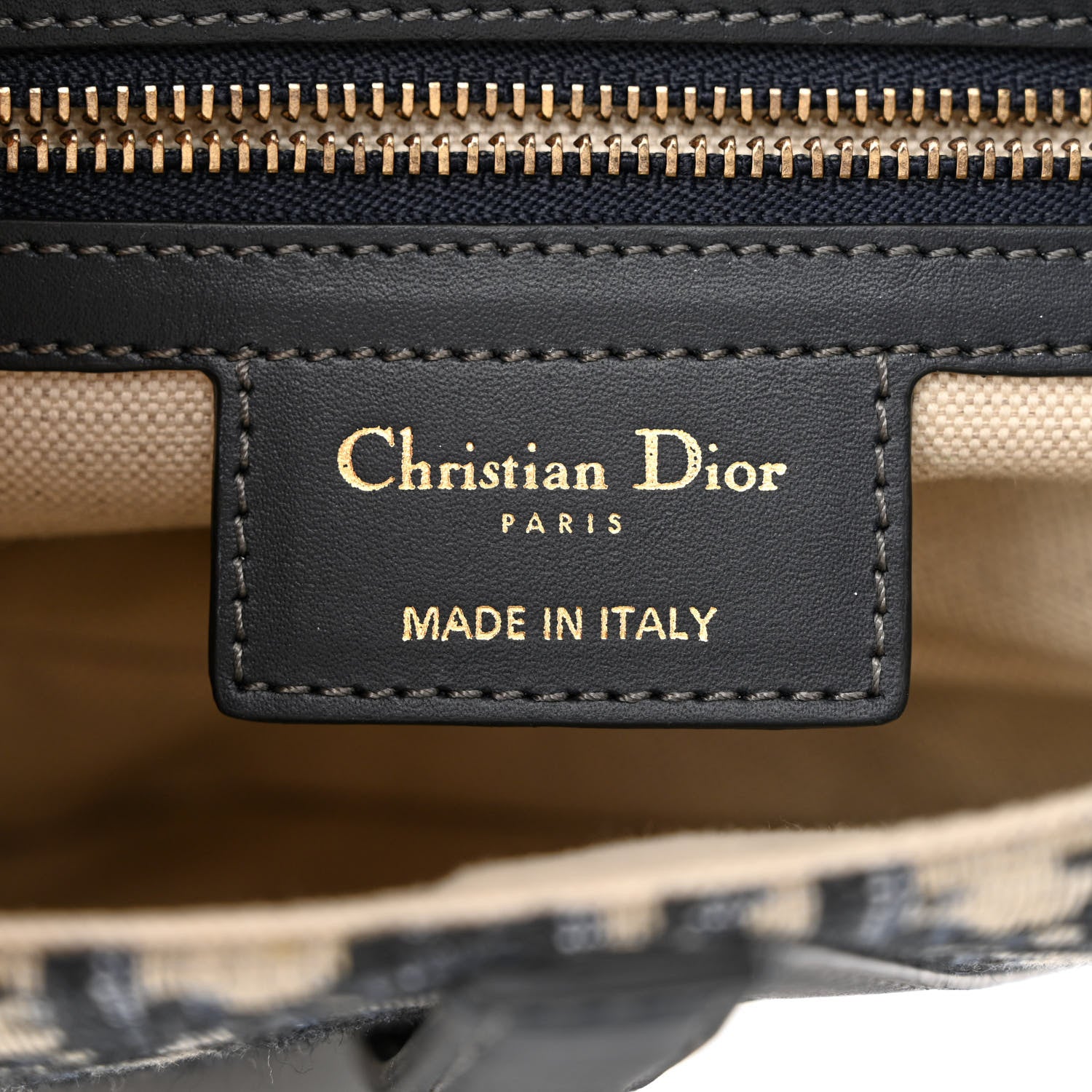 Christian Dior Oblique Saddle Bag Blue 6 of 10