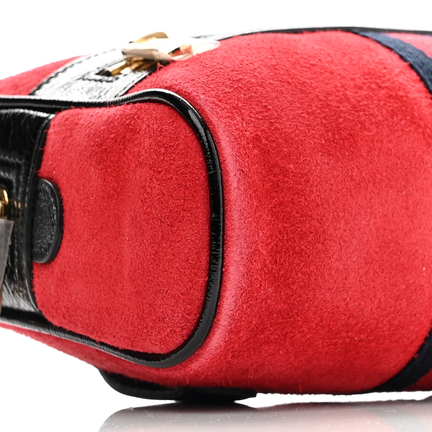Suede Small Ophidia Belt Bag 85 34 Hibiscus Red
