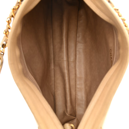 Chanel Lambskin CC Shoulder Bag Beige 4 of 16