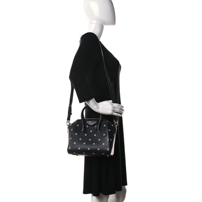 Givenchy Calfskin Mini Lilies Print Mini Antigona Black 2 of 11