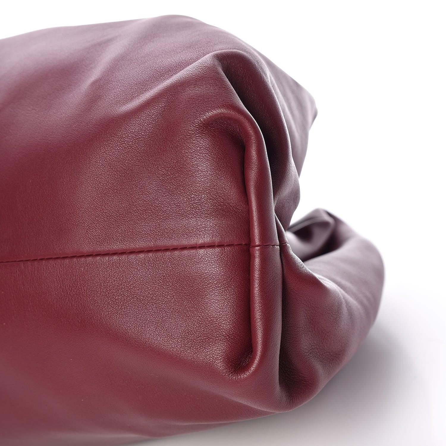 Bottega Veneta Smooth Butter Calf The Pouch Oversized Clutch Bordeaux 10 of 10