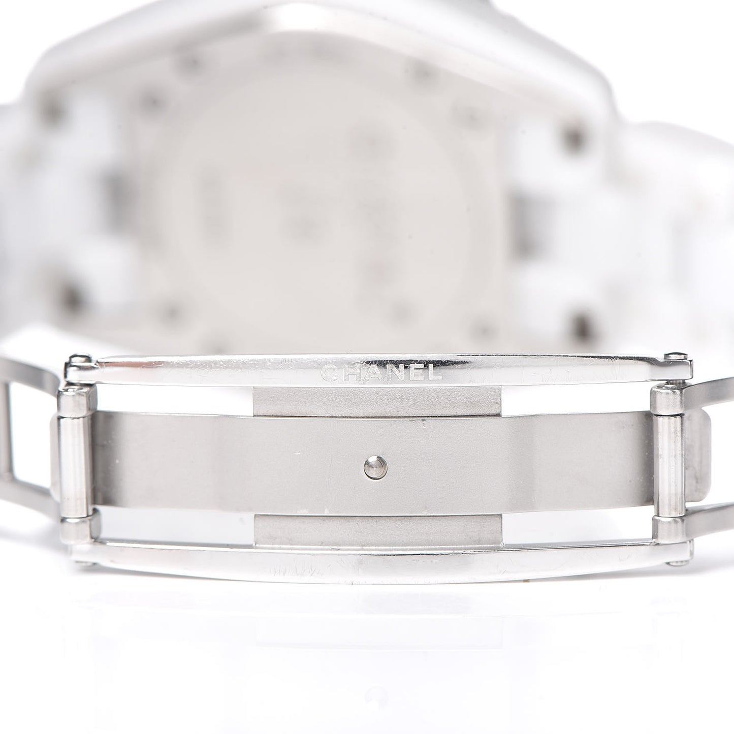 Stainless Steel Ceramic Diamond Mother of Pearl 33mm J12 Quartz Watch White