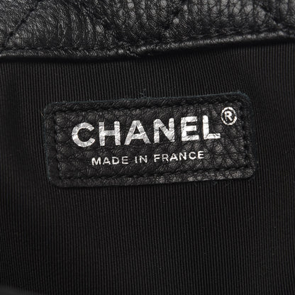 Chanel Calfskin Quilted XXL Travel Flap Bag Black 6 of 9