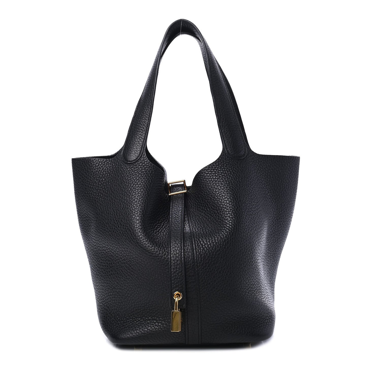 Taurillon Clemence Picotin Lock 22 MM Black