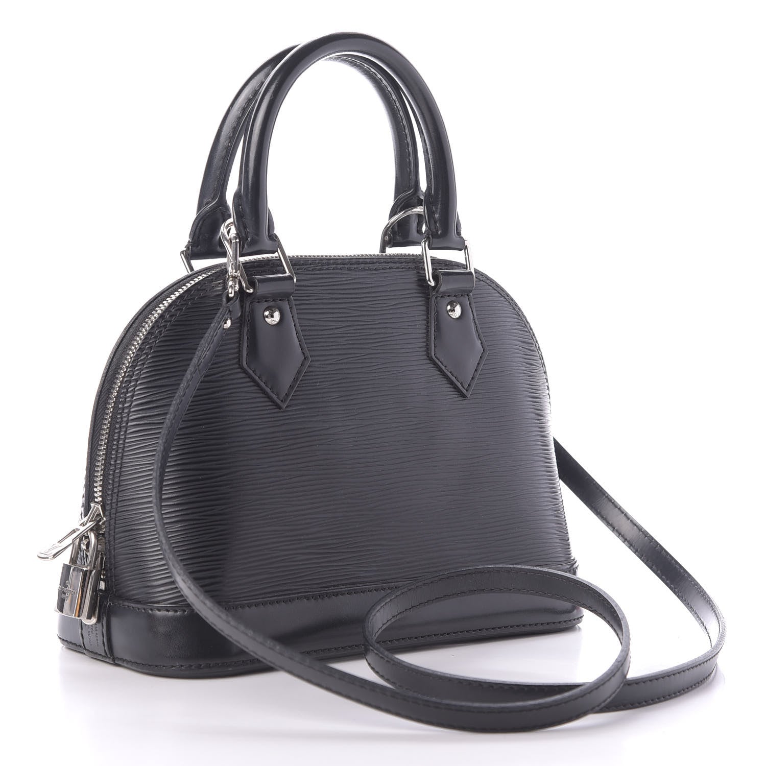 Louis Vuitton Epi Alma BB Black 3 of 11