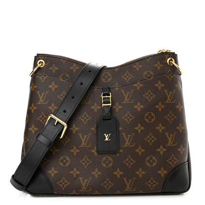 Louis Vuitton Monogram Odeon MM Black 1 of 9