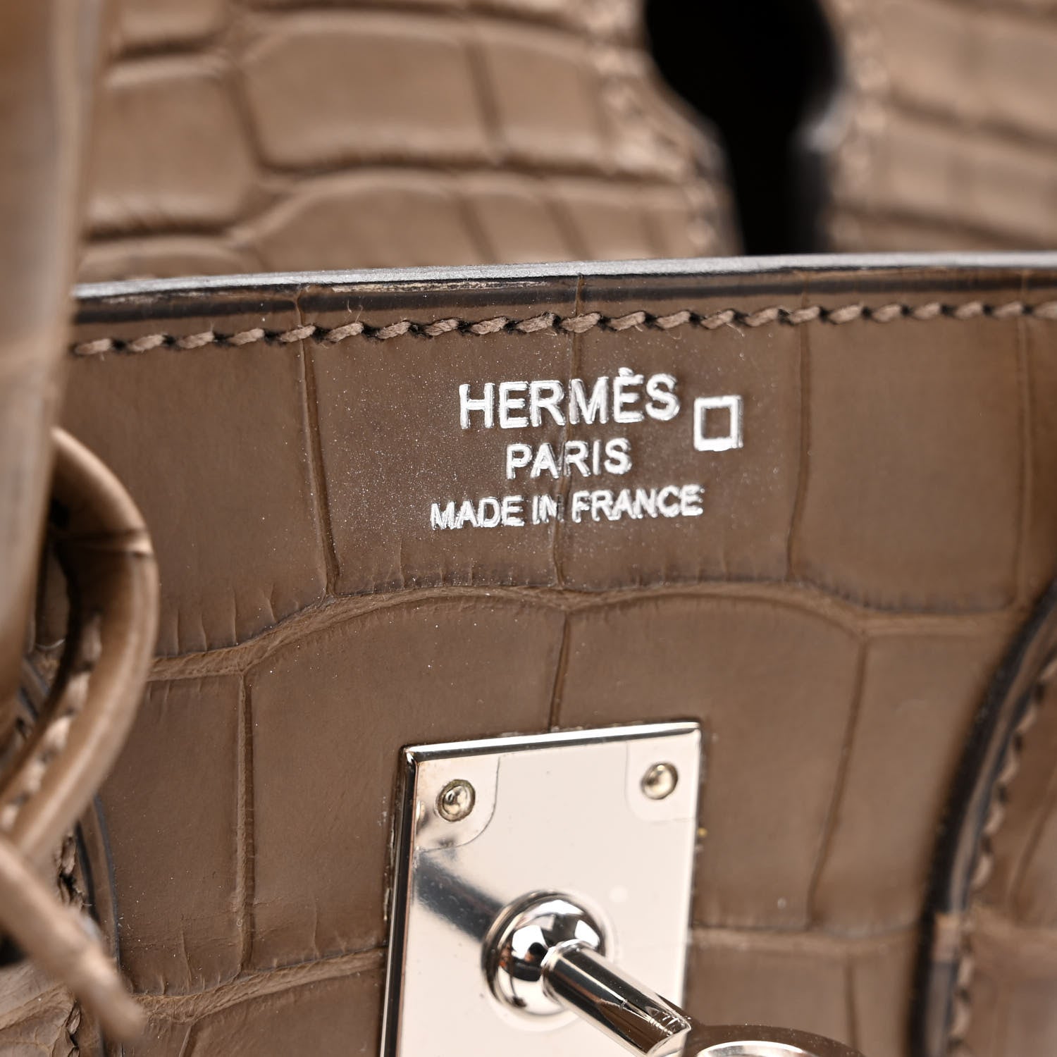 Hermes Matte Alligator Birkin 25 Origan 6 of 12