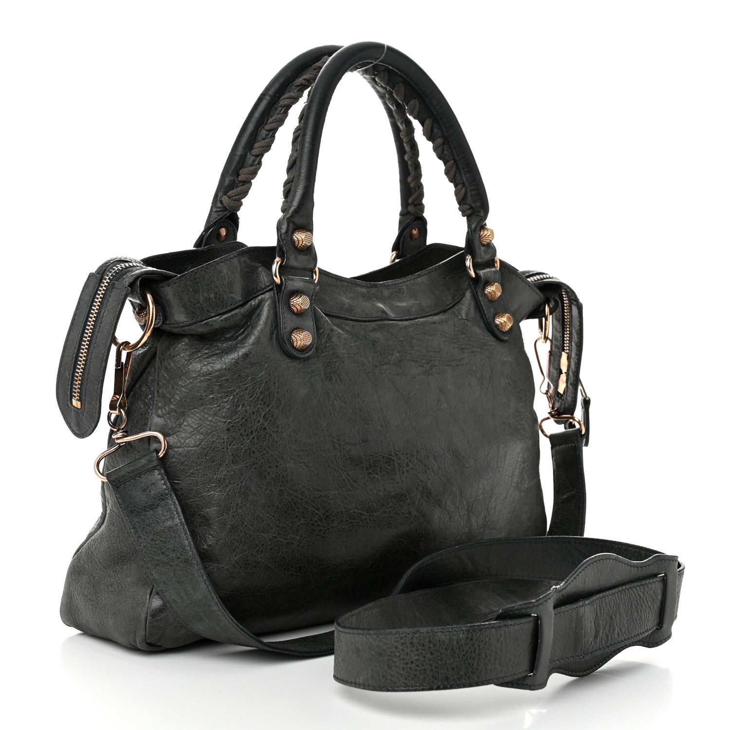 Balenciaga Agneau Giant 12 Gold Hardware Town Anthracite 4 of 13