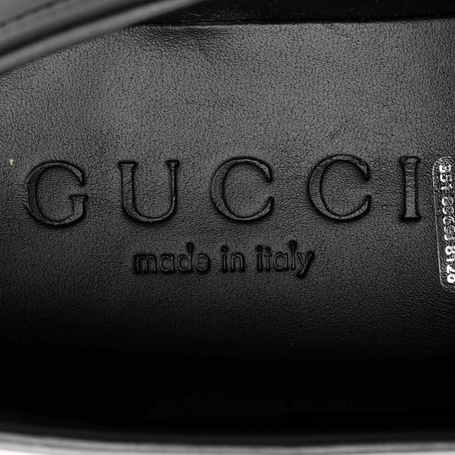 Gucci Calfskin Millennial Ribot Womens GG Wedge Platform Loafers 38 Black 8 of 9