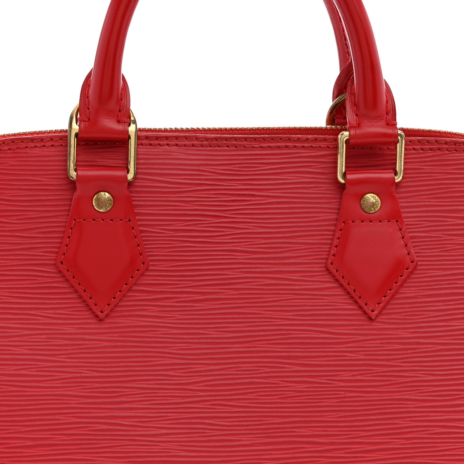 Louis Vuitton Epi Alma PM Castillan Red 7 of 15
