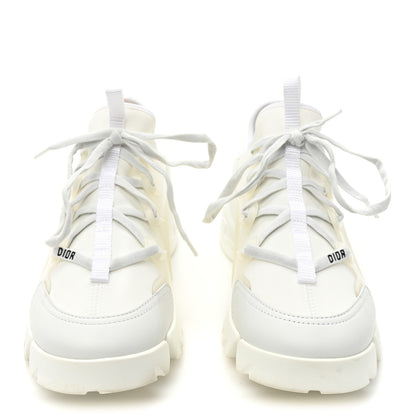 Christian Dior Technical Fabric Rubber Womens D-Connect Sneakers 38.5 White 2 of 7