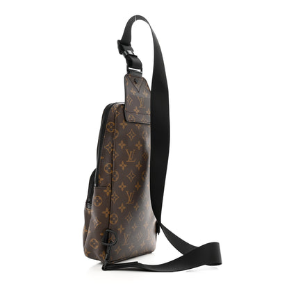 Louis Vuitton Monogram Macassar Avenue Sling Bag 3 of 10