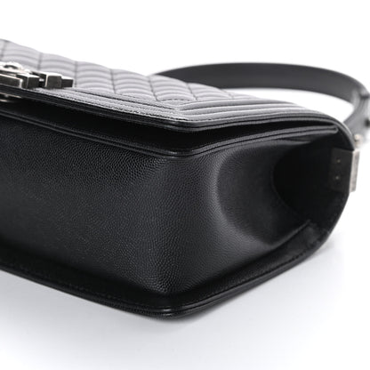 Chanel Caviar Quilted Medium Boy Flap Black 10 of 10