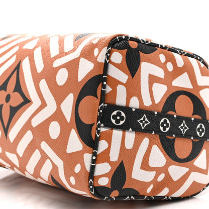 Louis Vuitton Monogram Giant Crafty Speedy Bandouliere 25 Creme Caramel 9 of 9