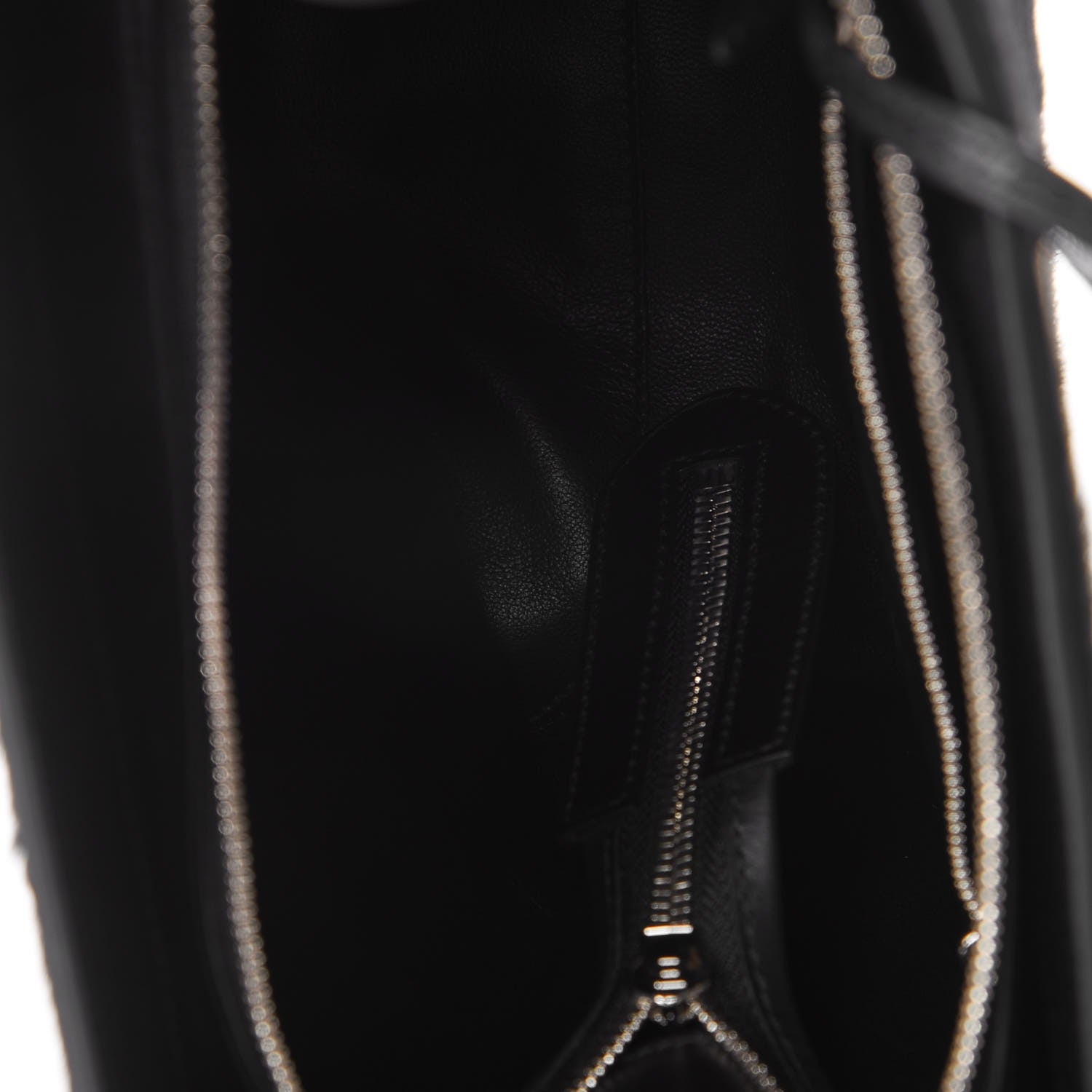 Balenciaga Calf Hair Crocodile Embossed Small Cable Shopper Tote Black 5 of 7