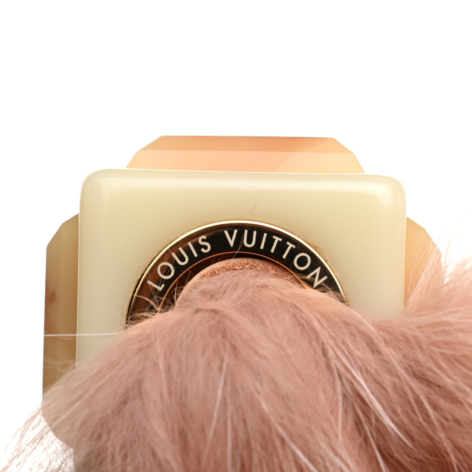 Louis Vuitton Fox Fur Foxy Key Holder Bag Charm Blush 5 of 7