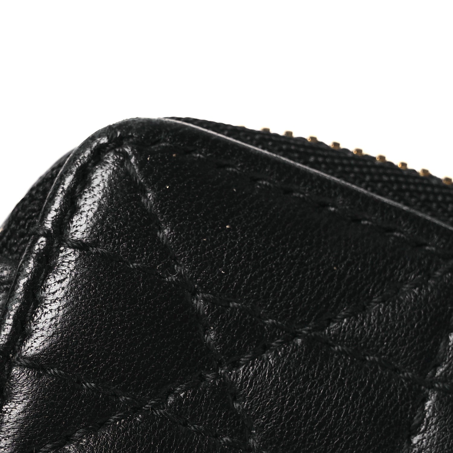 Christian Dior Calfskin Cannage Mini Caro Jewelry Case Black 8 of 9