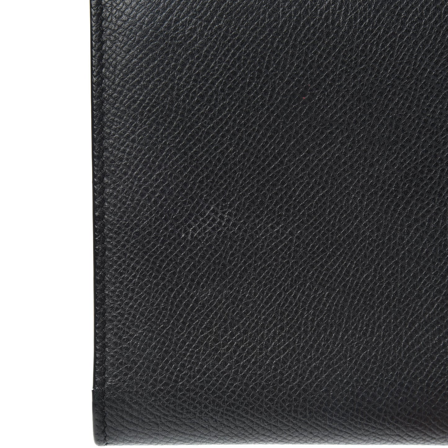 Grained Calfskin Large Multifunction Strap Wallet Midnight