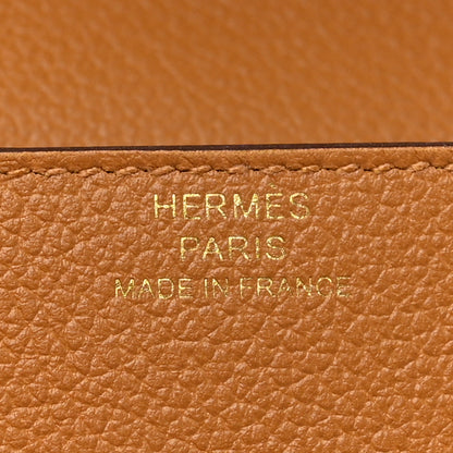 Hermes Evercolor Roulis Slim Wallet Caramel 6 of 11