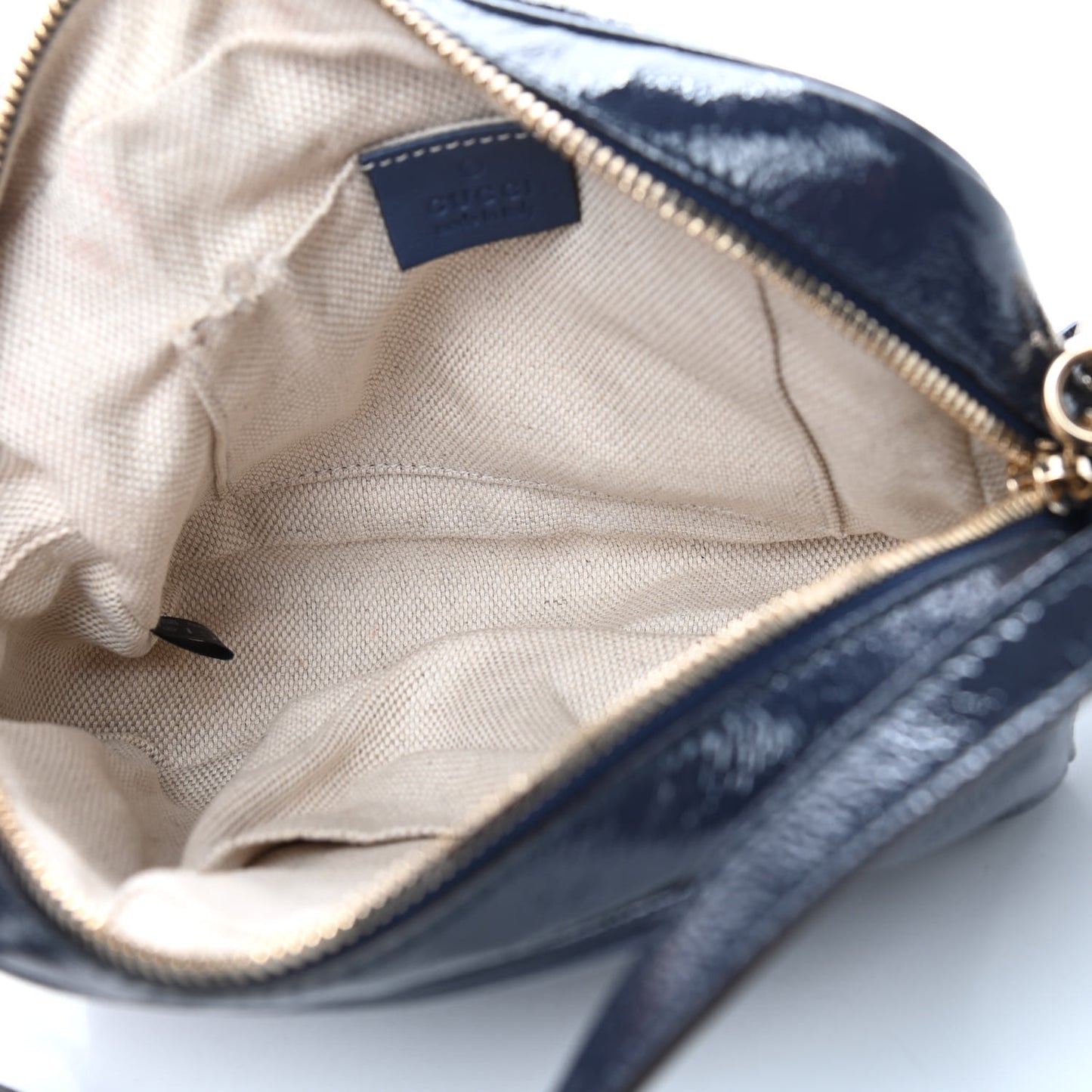 Vernice Naplack Small Soho Disco Bag Uniform Blue