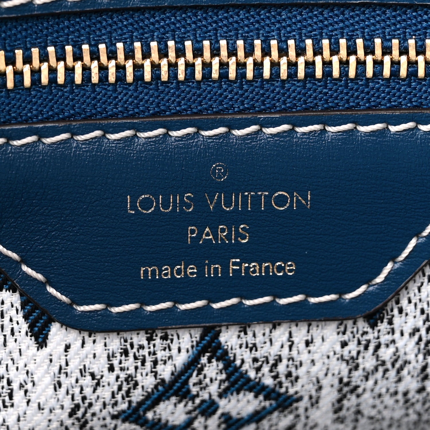 Louis Vuitton Monogram Jacquard Denim Speedy Bandouliere 25 Bleu 6 of 9