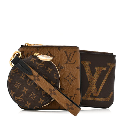 Louis Vuitton Reverse Monogram Giant Trio Pouch 1 of 10