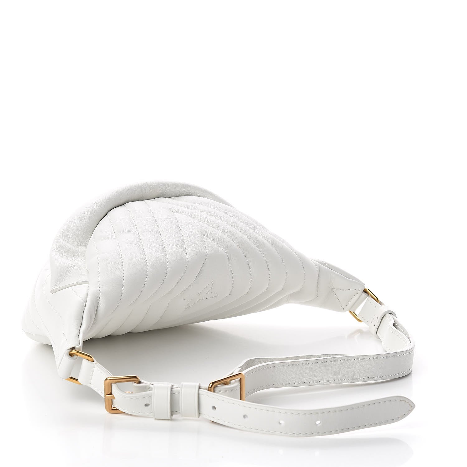 Louis Vuitton Calfskin New Wave Bumbag Snow 3 of 10